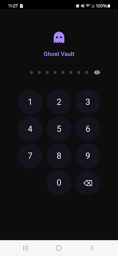 Ghost Vault: Video & Pic Vault screenshot 1