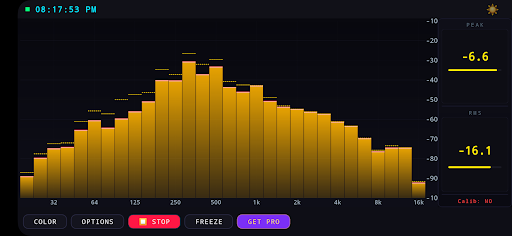 RTA Analyzer — Pro AV Tools screenshot 2