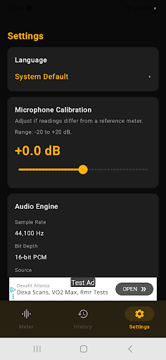 dB Meter — Live Sound Level Meter screenshot 4